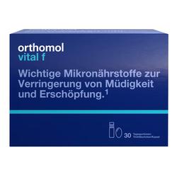 Die Packung zeigt ein Nahrungsergänzungsmittel zur Verringerung von Müdigkeit.