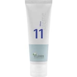 Eine weiße Tube mit der Aufschrift "11 Silicea Creme".
